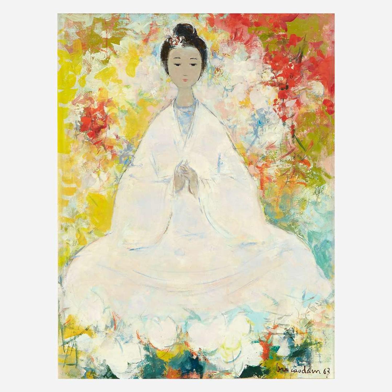 Vũ Cao Đàm (French/Vietnamese, 1908-2000) Divinité