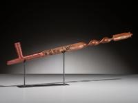 Standing Rock Twisted Pipe Stem with Catlinite Bowl