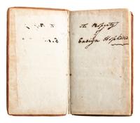[MILITARIA]. A group of 5 items highlighted by 1817 Infantry Exercise of the United States identified to Ensign Edmond Hopkins.