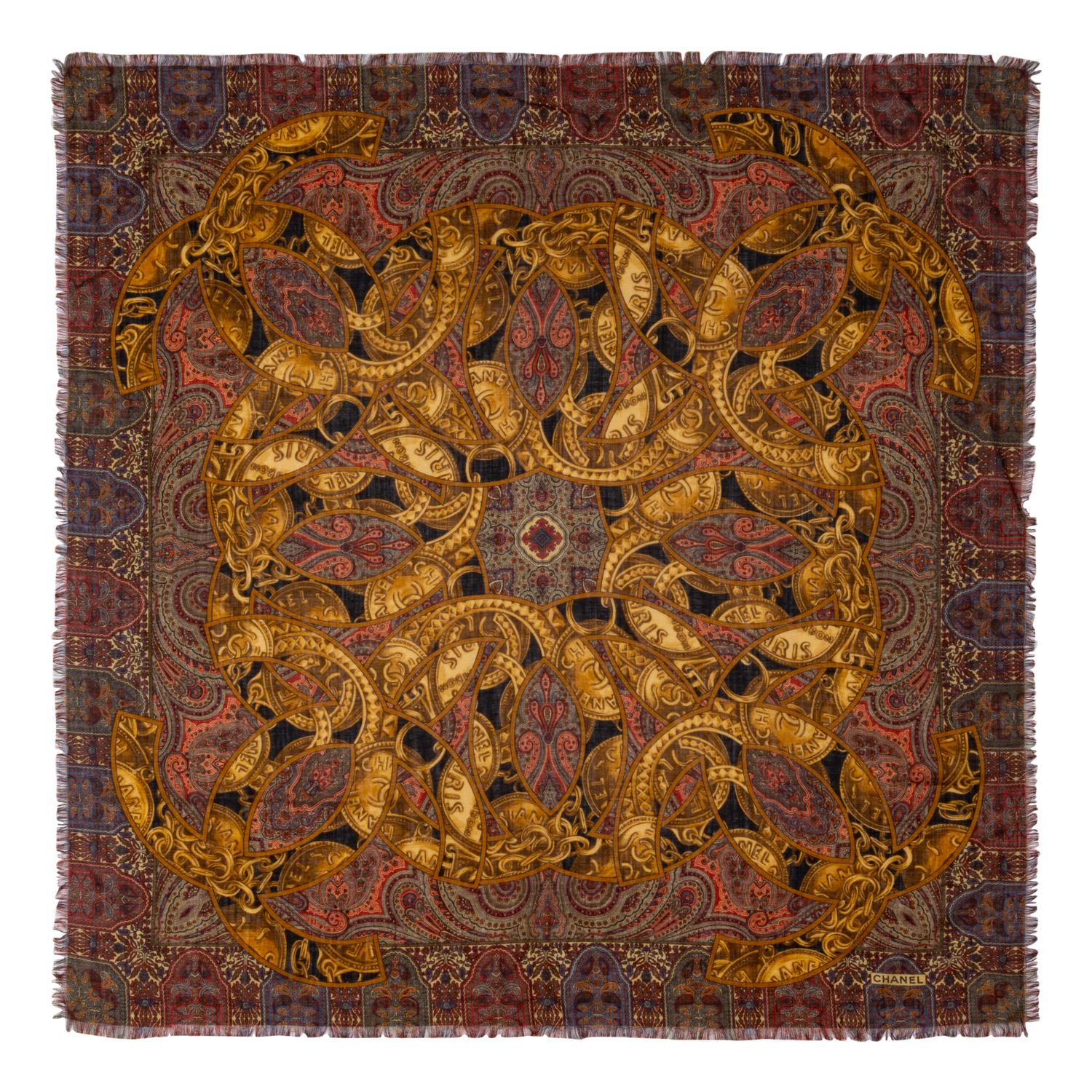 Five Designer Scarves: One Chanel and Four Yves Saint Laurent