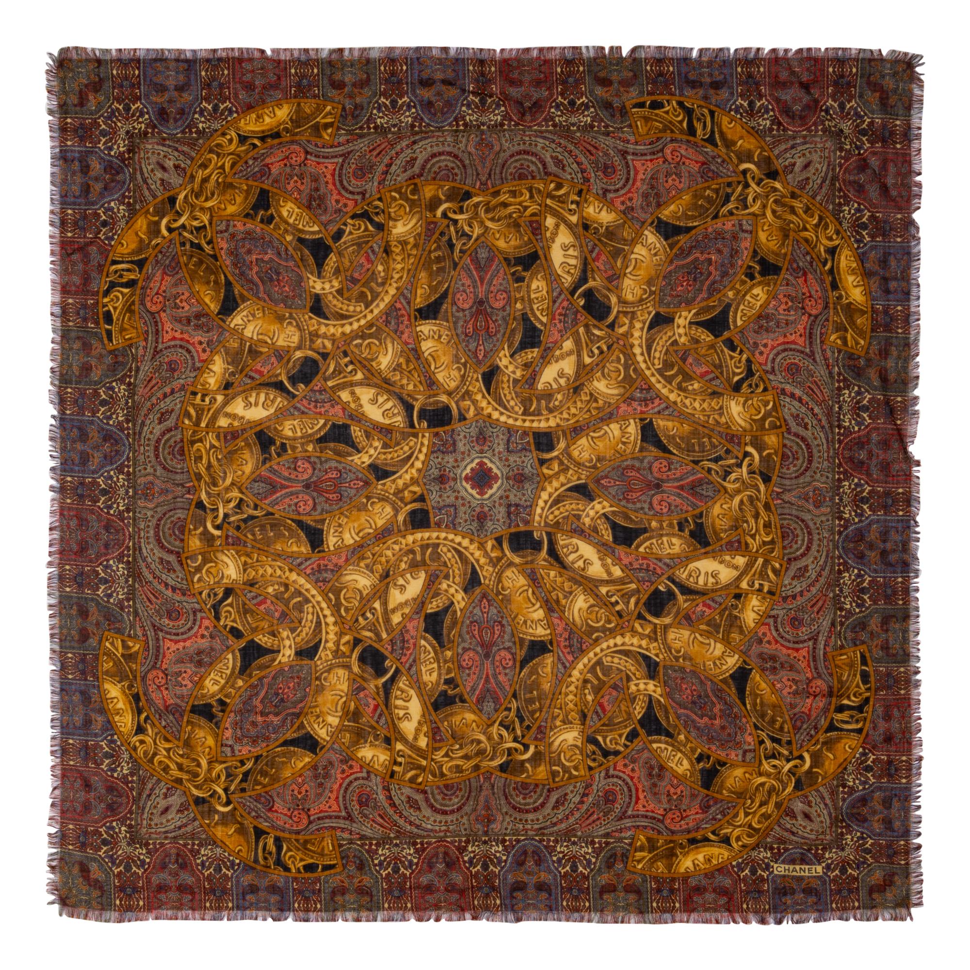 Five Designer Scarves: One Chanel and Four Yves Saint Laurent