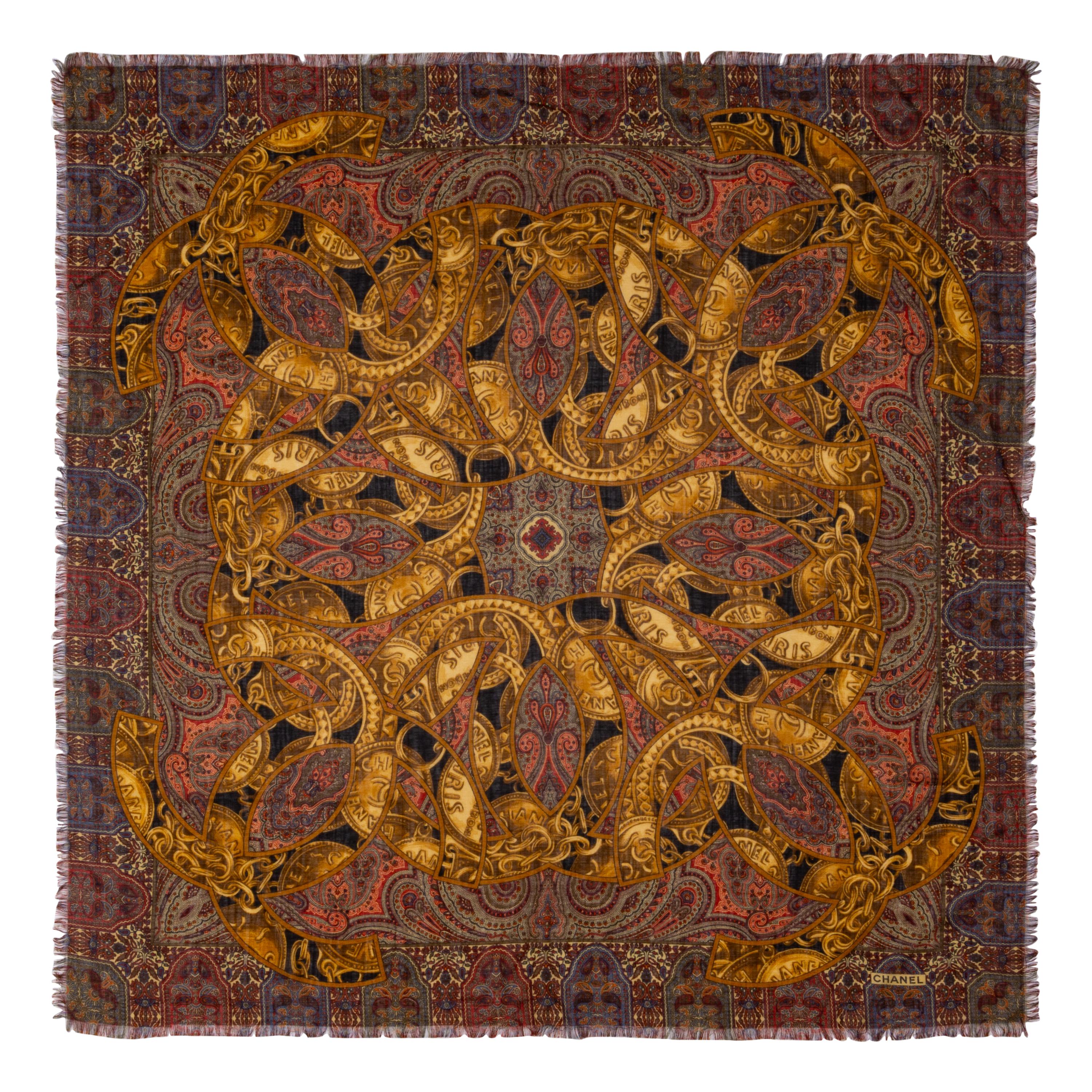 Five Designer Scarves: One Chanel and Four Yves Saint Laurent