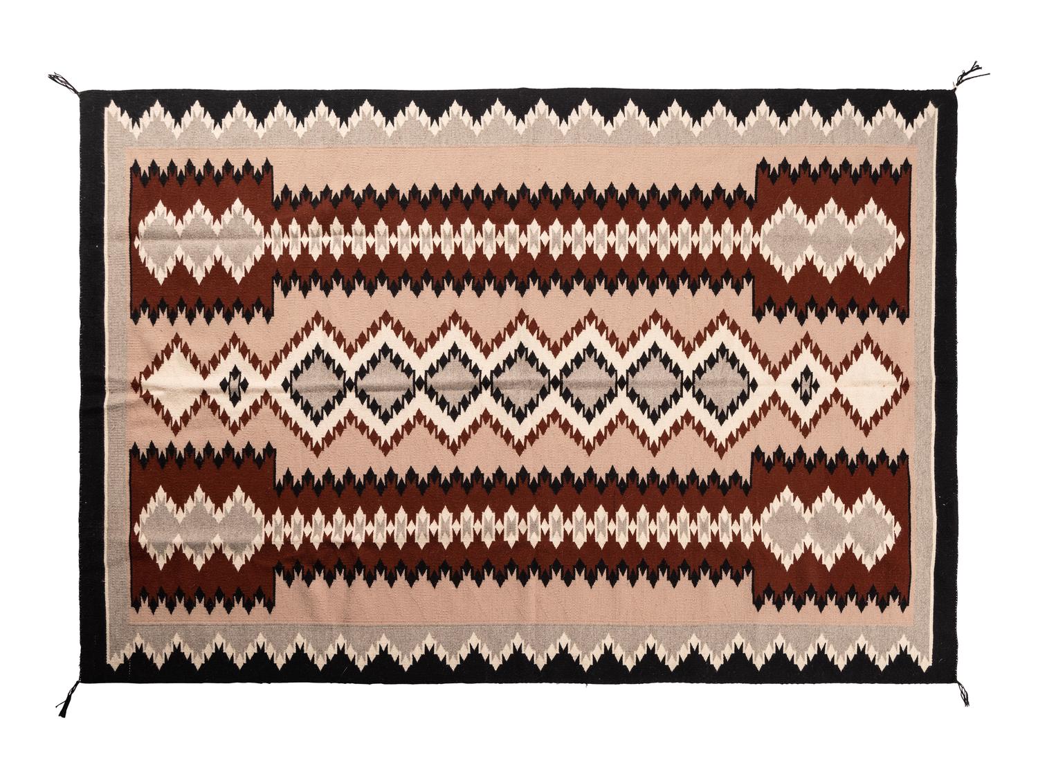 Navajo Modified Storm Pattern Weaving / Rug