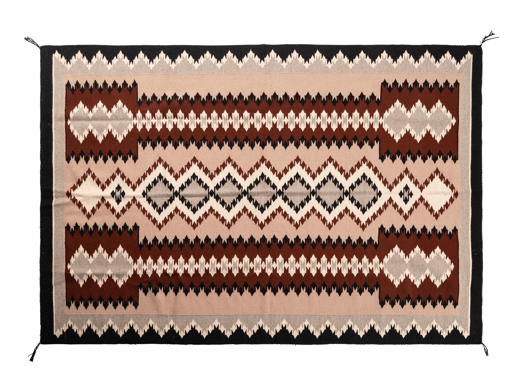 Navajo Modified Storm Pattern Weaving / Rug