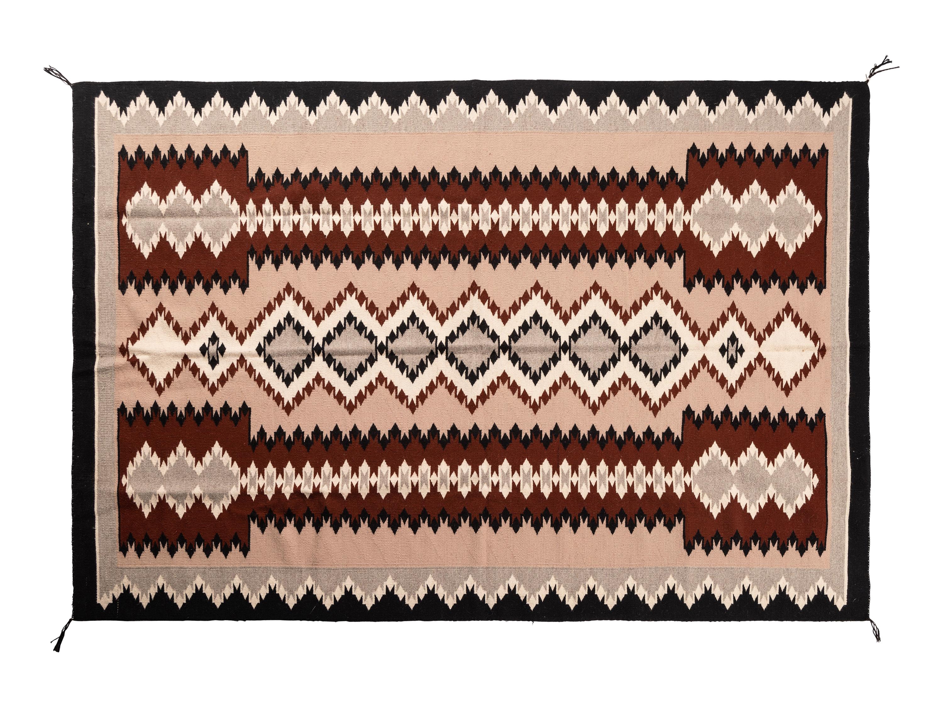 Navajo Modified Storm Pattern Weaving / Rug
