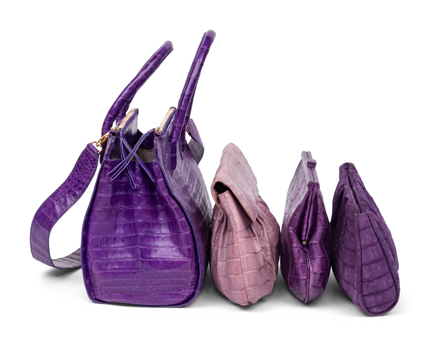 Nancy Gonzalez, Four Purple Bags