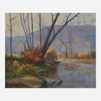 John Berninger (American, 1897-1981) The Brook in Autumn