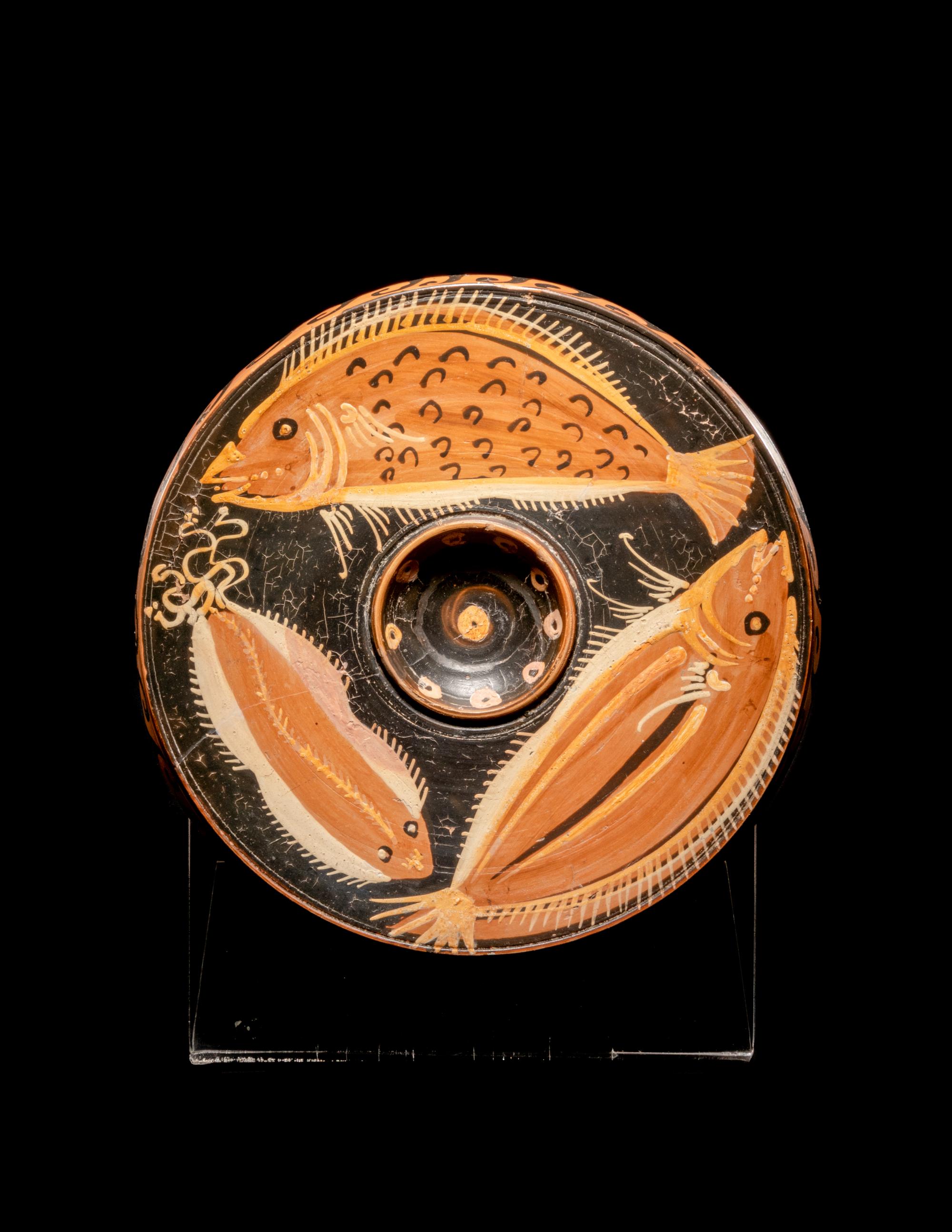 An Apulian Red-Figured Fish Plate
