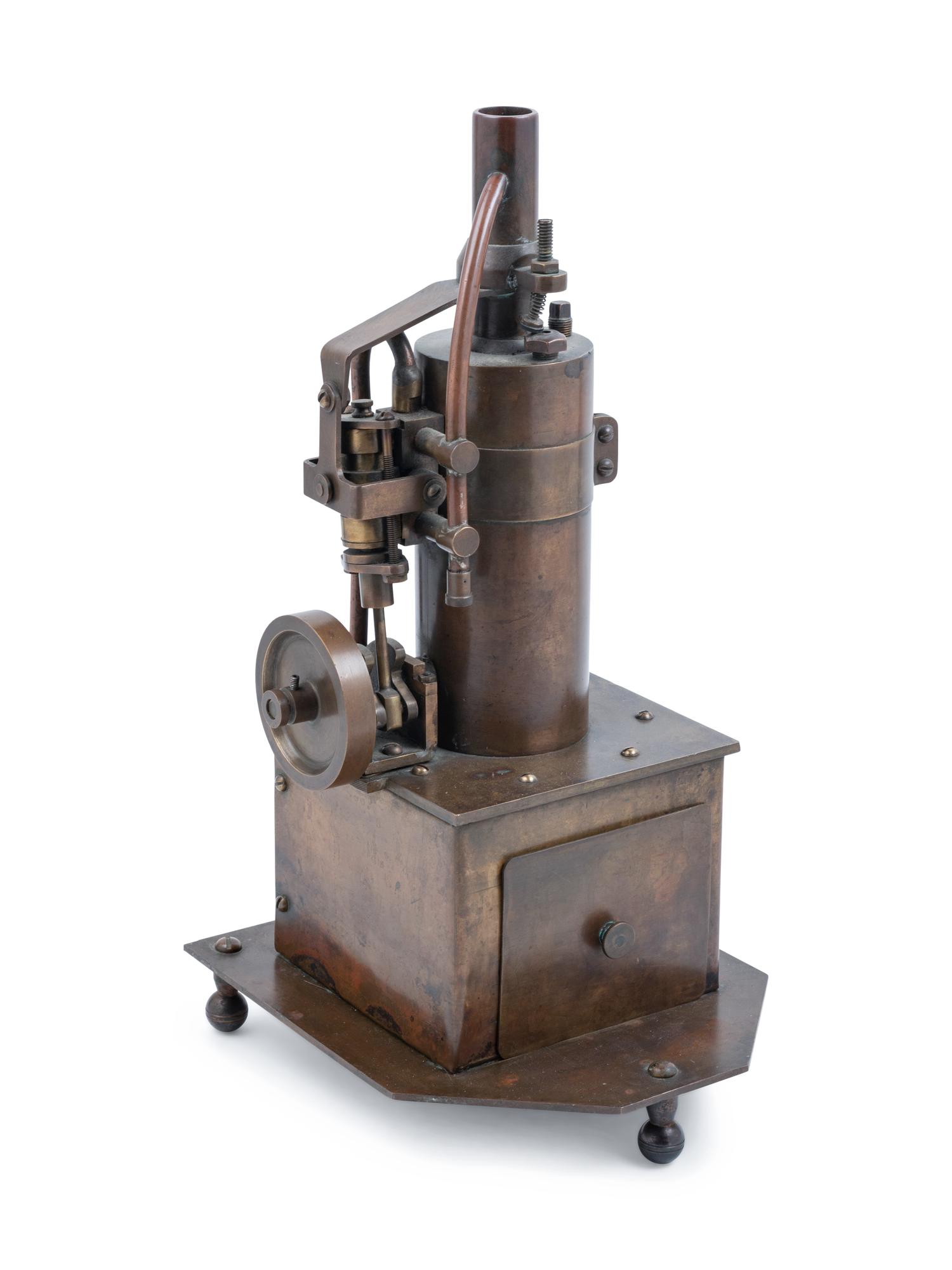 A Brass Oscillating Cylinder Steam Engine