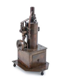 A Brass Oscillating Cylinder Steam Engine