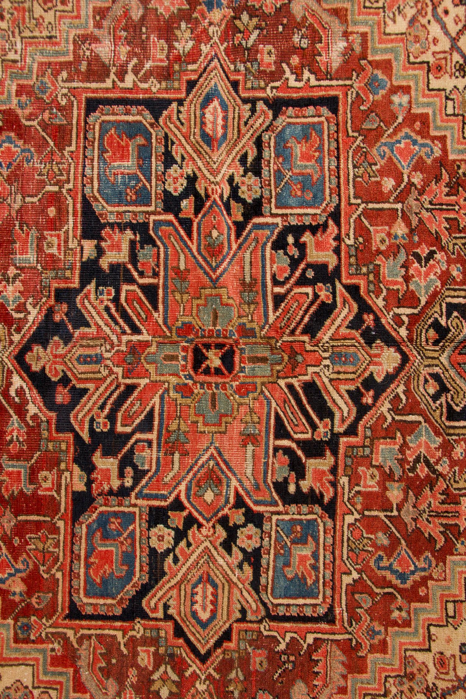 A Heriz Wool Rug