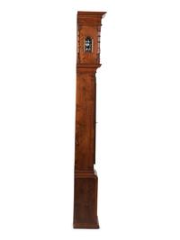 A Queen Anne Walnut Tall Case Clock