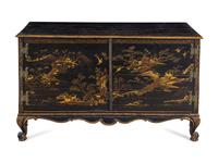 A George I Style Lacquered Cabinet