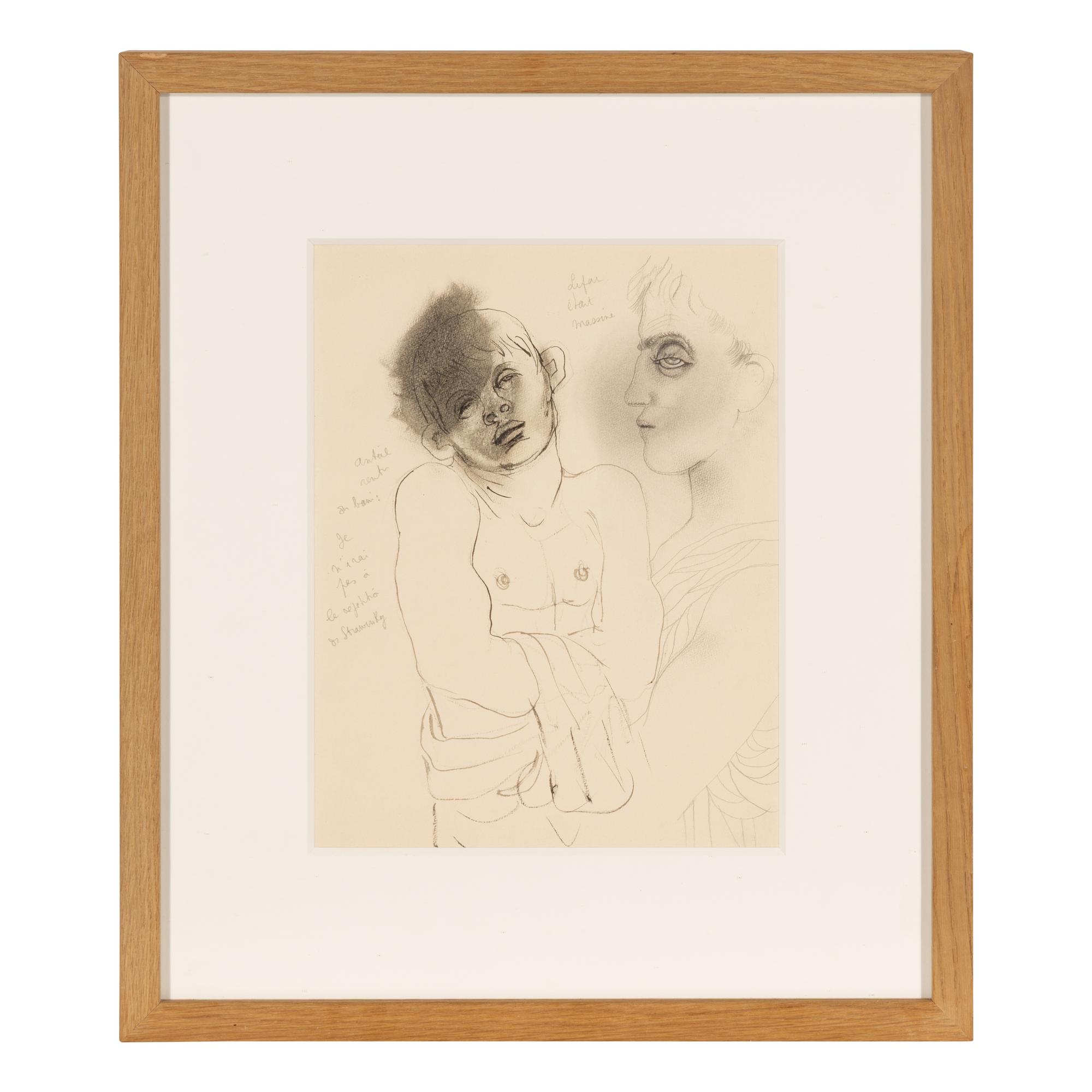Jean Cocteau (French, 1889-1963) — Deux Personnages , 1931