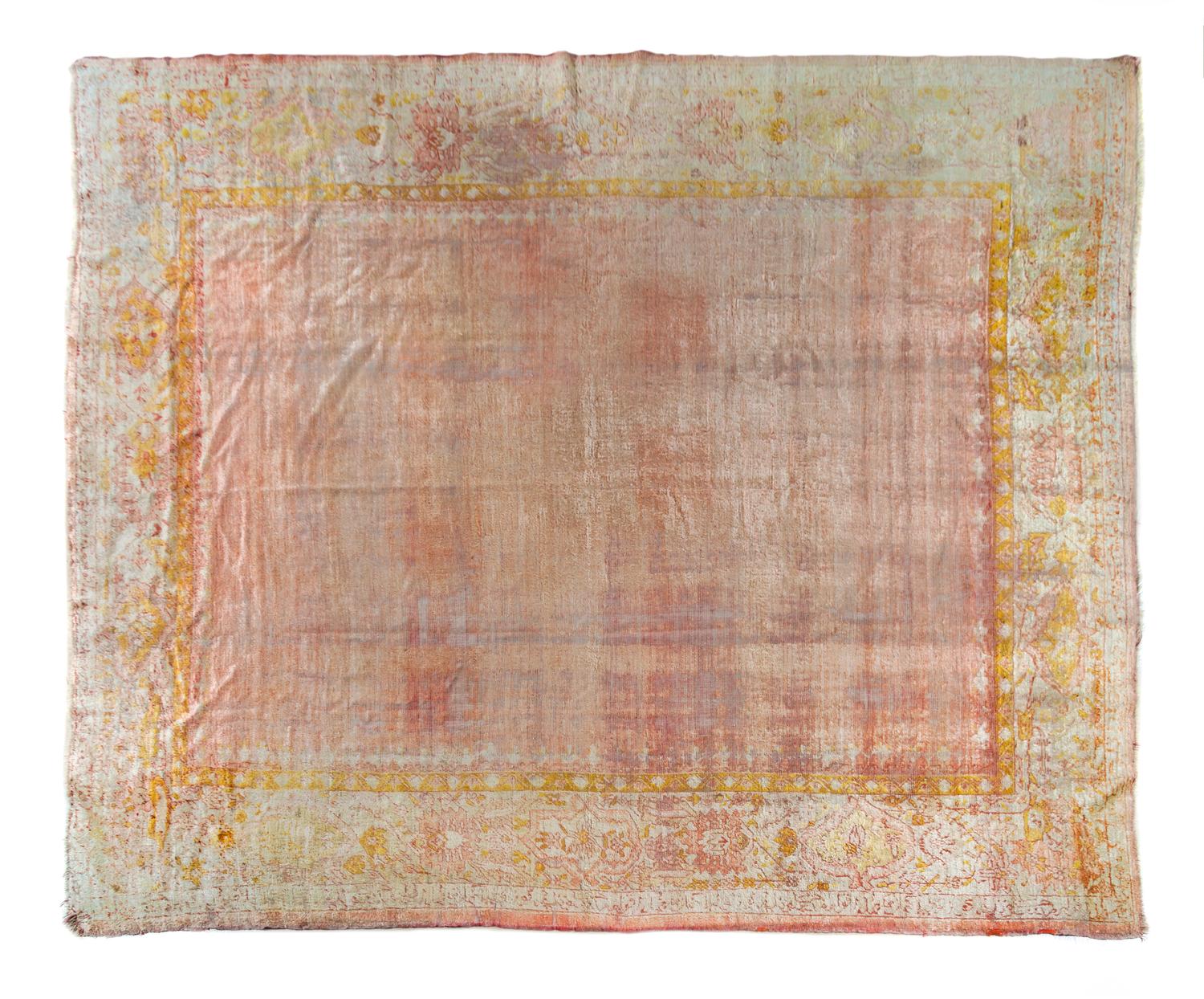 An Oushak Wool Rug 12 feet 2 inches x 10 feet 6 inches. — EARLY 20TH CENTURY