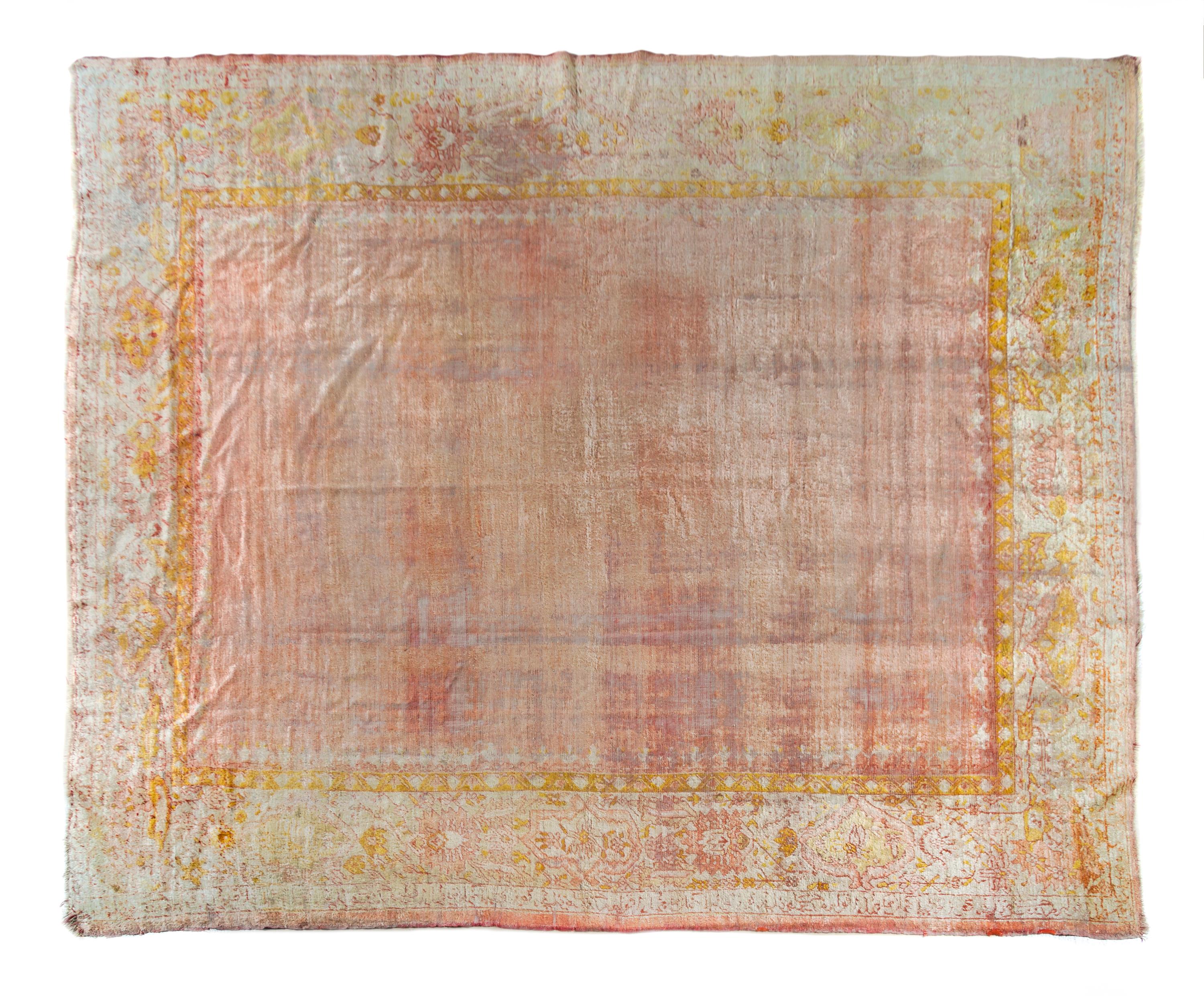 An Oushak Wool Rug 12 feet 2 inches x 10 feet 6 inches. — EARLY 20TH CENTURY