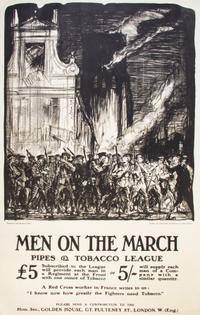 (WWI POSTERS) BRANGWYN, FRANK, Sir. Three WWI propaganda posters.