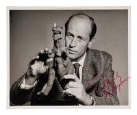 [ACKERMAN, FORREST J. (1916-2008)]. A large archive of photographs from the personal collection of Forrest J. Ackerman, including many inscribed photographs from various authors and celebrities.