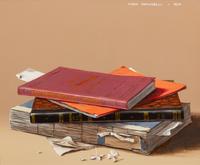 Untitled (Trompe l'oeil with Books)