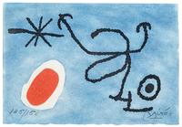 Greeting card from Joan Miro and Pilar Juncosa