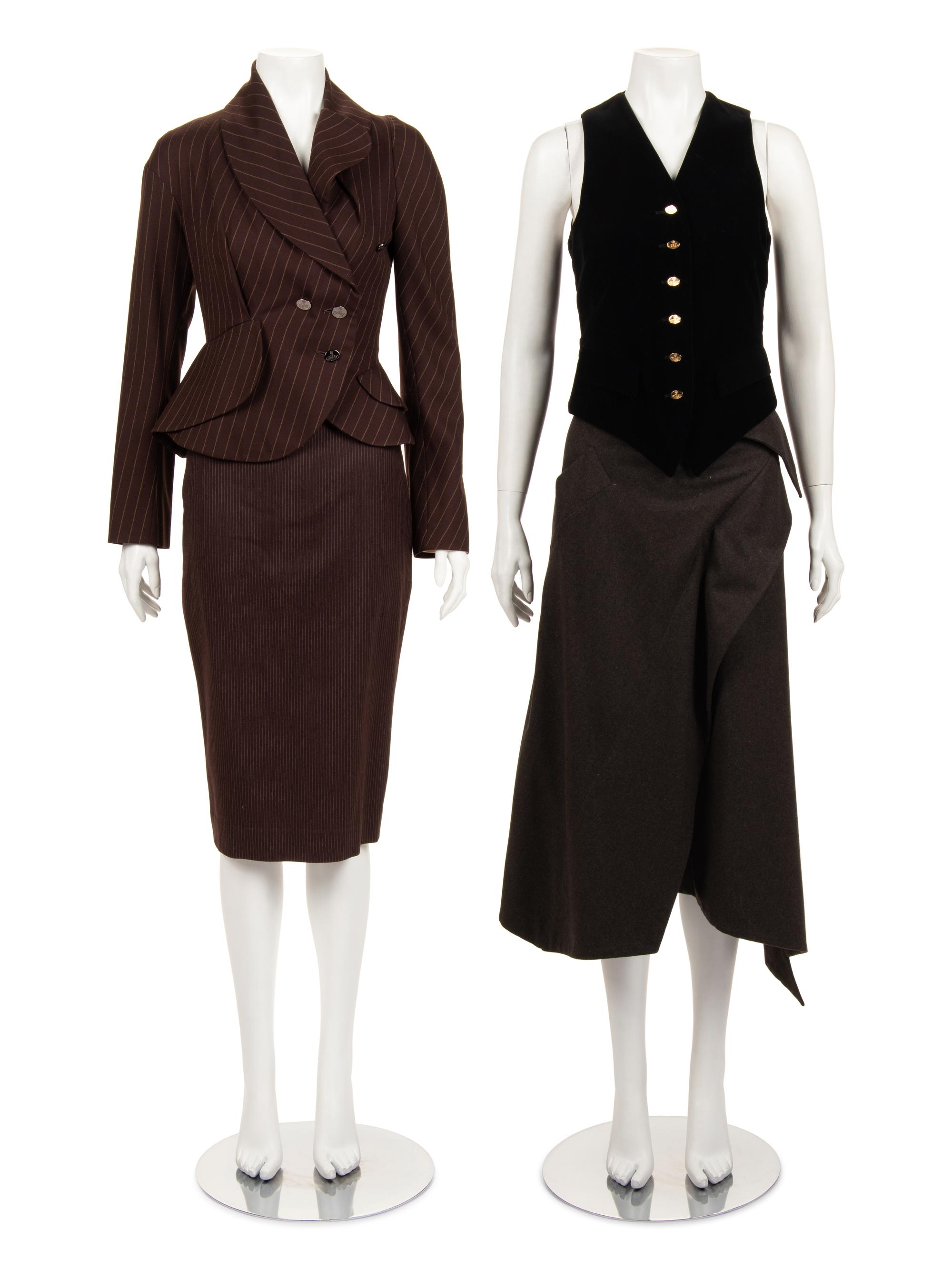Two Vivienne Westwood Two-Piece Ensembles, 1990-2000s