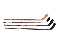 A Group of Four Chicago Blackhawks Game Used/Issued Hockey Sticks (Including Jeremy Roenick and Denis Savard),