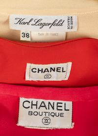 Three Designer Tops: Two Chanel & One Lagerfeld, 1980-90s