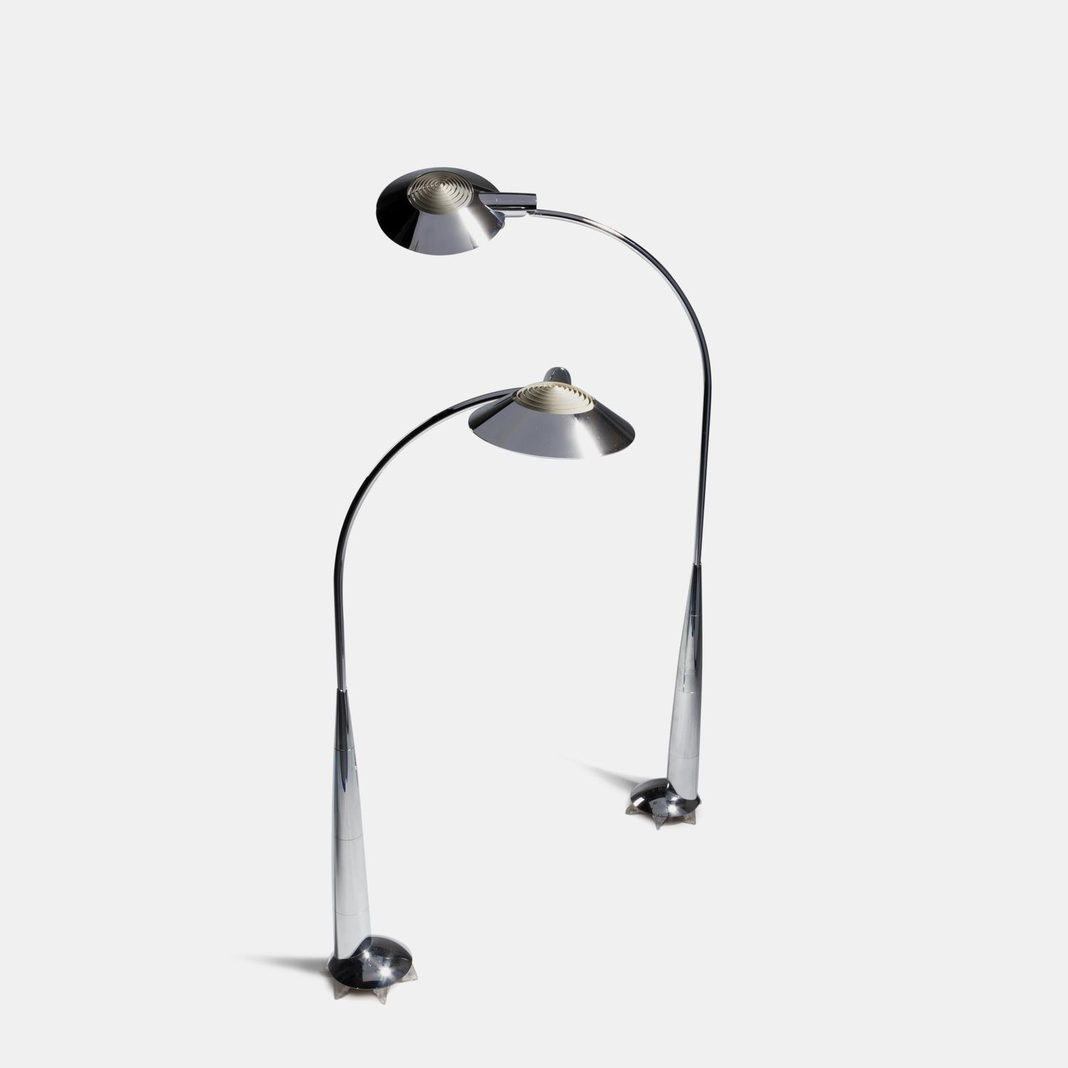 Pair of Floor Lamps Cedric Hartman Studios, USA