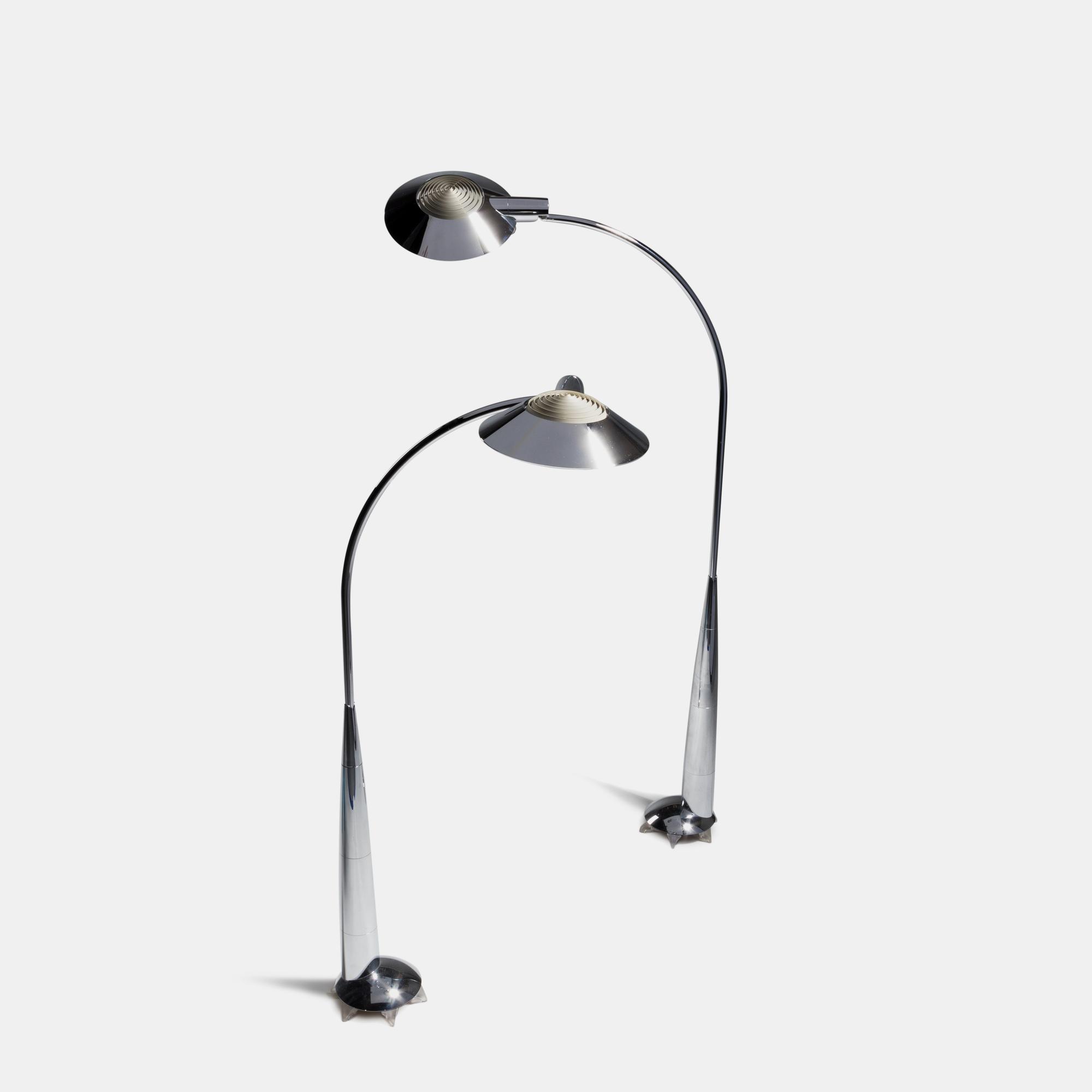 Pair of Floor Lamps Cedric Hartman Studios, USA