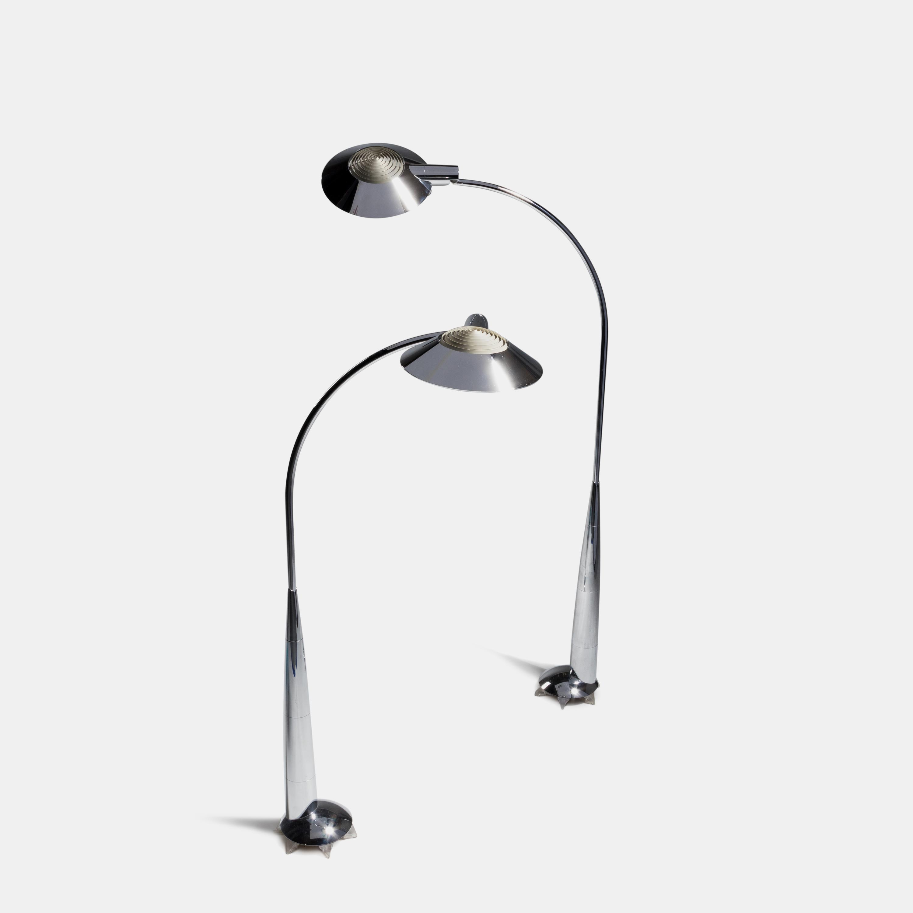 Pair of Floor Lamps Cedric Hartman Studios, USA