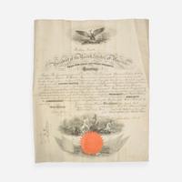 [Presidential] [Bunce, Francis M.] Lincoln, Abraham Signed Military Commission