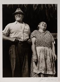 Laughing Tobacco Farmers, Near Windsor Locks, Connecticut, 1940 (printed 1978)