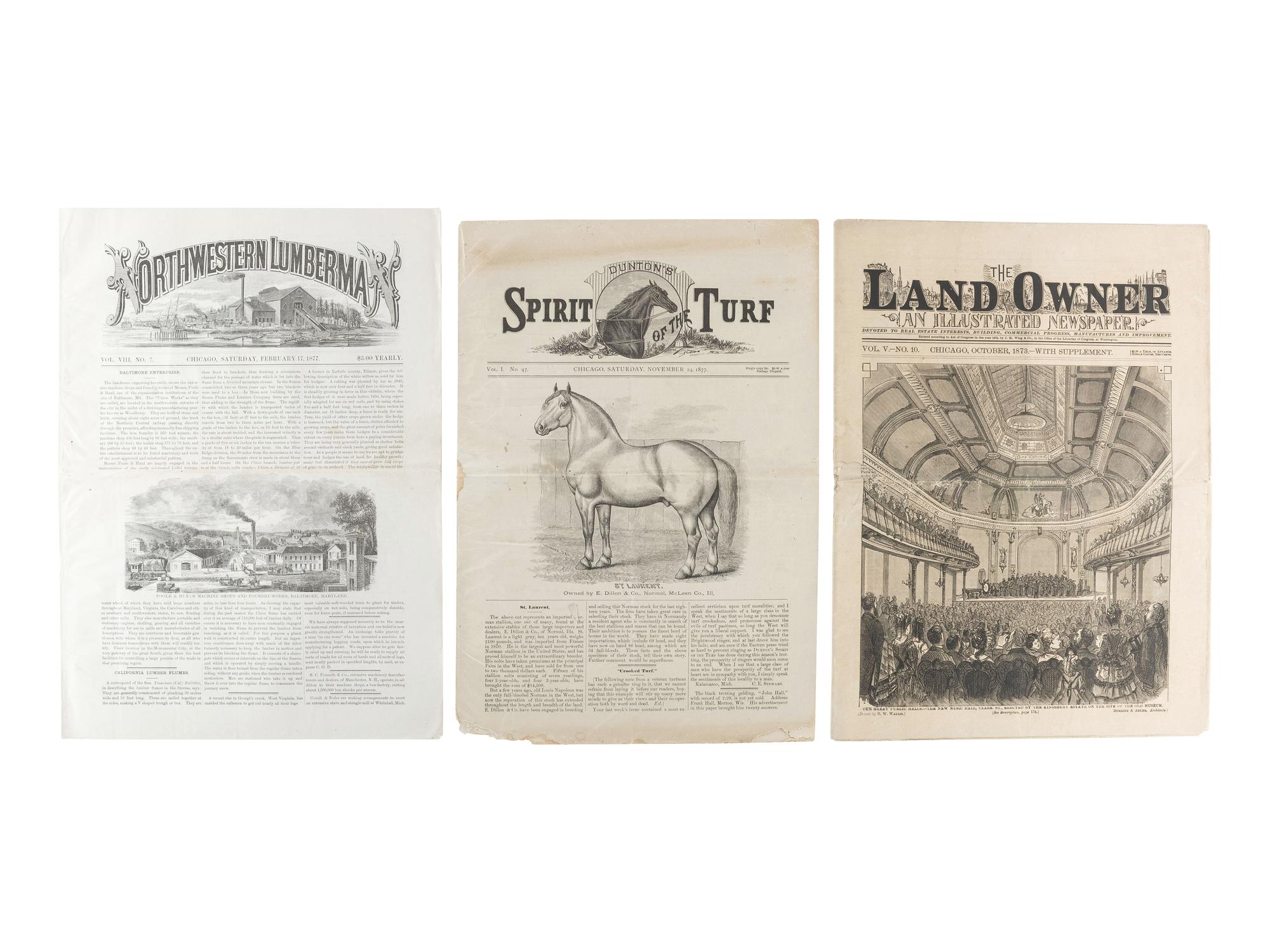 [ADVERTISING]. A group of 19th-century advertisements, stock certificates, and miscellaneous ephemera.
