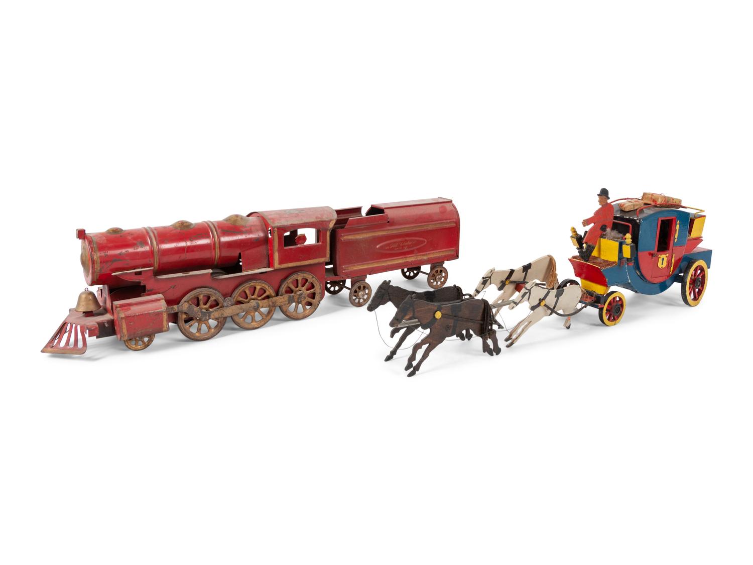 A Group of Five Childs Toys