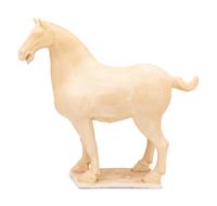 A Contemporary Glazed Pottery Model of a Horse