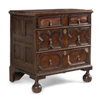 A Charles II Oak Chest of Drawers