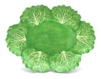 A Dodie Thayer Lettuce Ware Oval Platter Length 18 1/2 inches. — 20TH CENTURY
