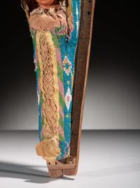 Southern Plains Beaded Cradle, with Doll