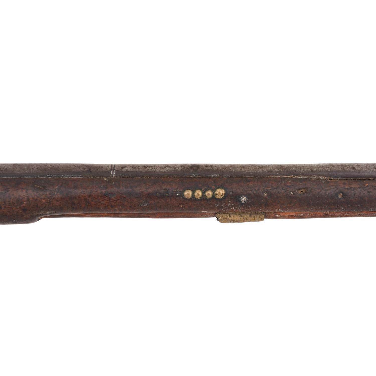 Native Altered Percussion Trade Gun by Isaac Hollis & Sons