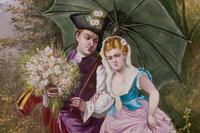 A Continental Porcelain Plaque