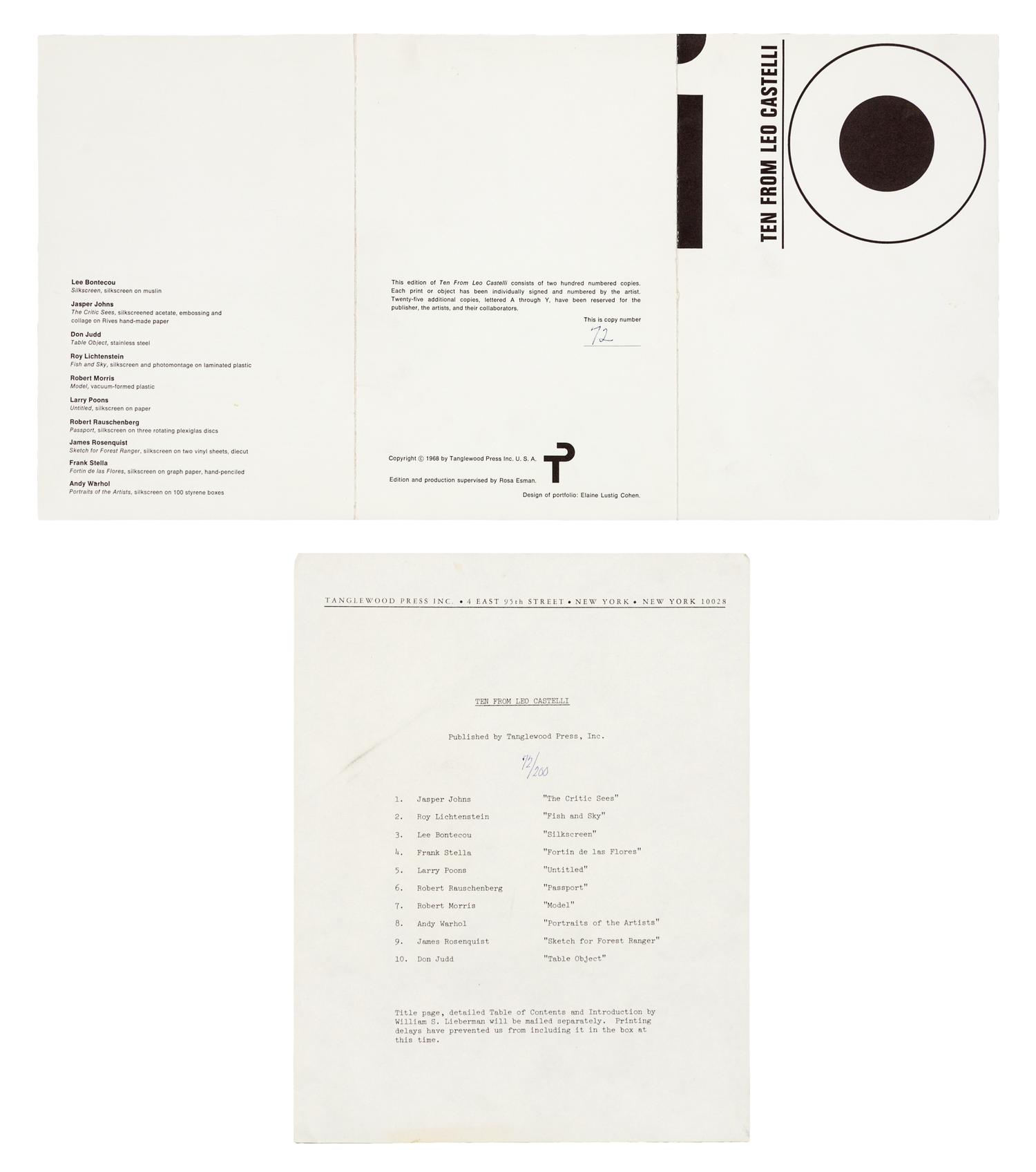 Ten from Leo Castelli