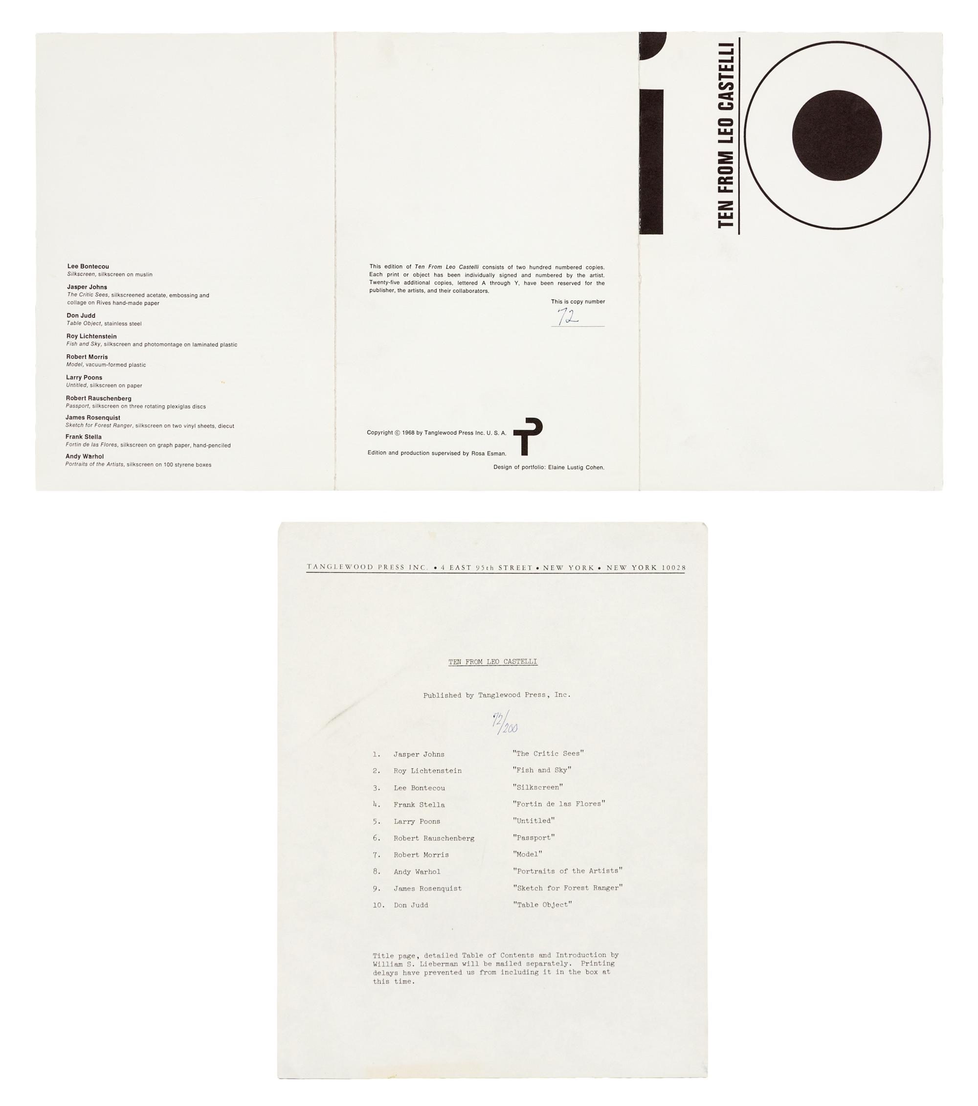 Ten from Leo Castelli