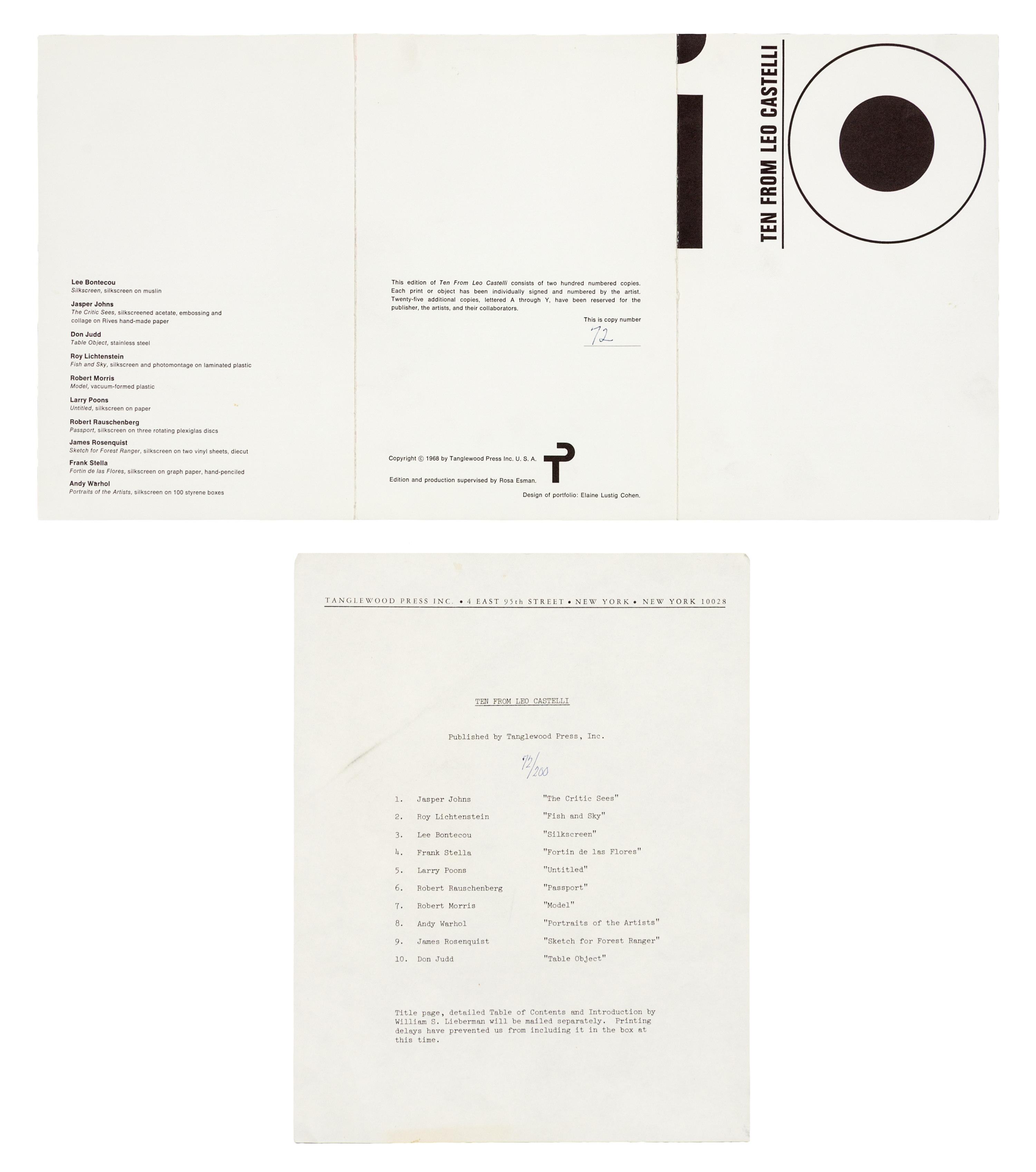 Ten from Leo Castelli