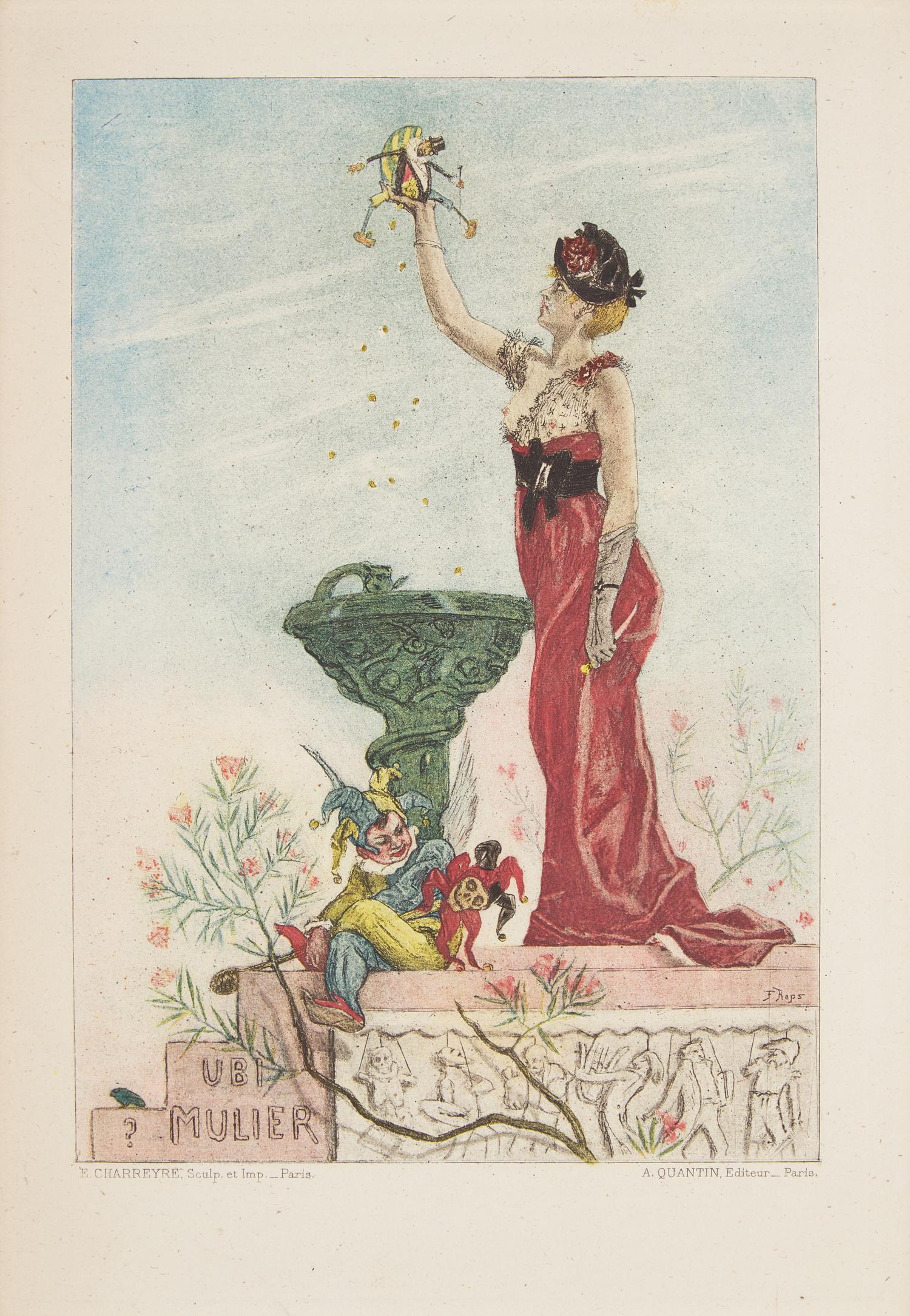 [Erotica] Rops, Felicien. Collection of 84 Prints