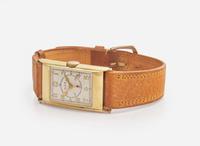 An 18K Yellow Gold Men's Omega Watch and 14K Yellow Gold Unisex Elgin Watch