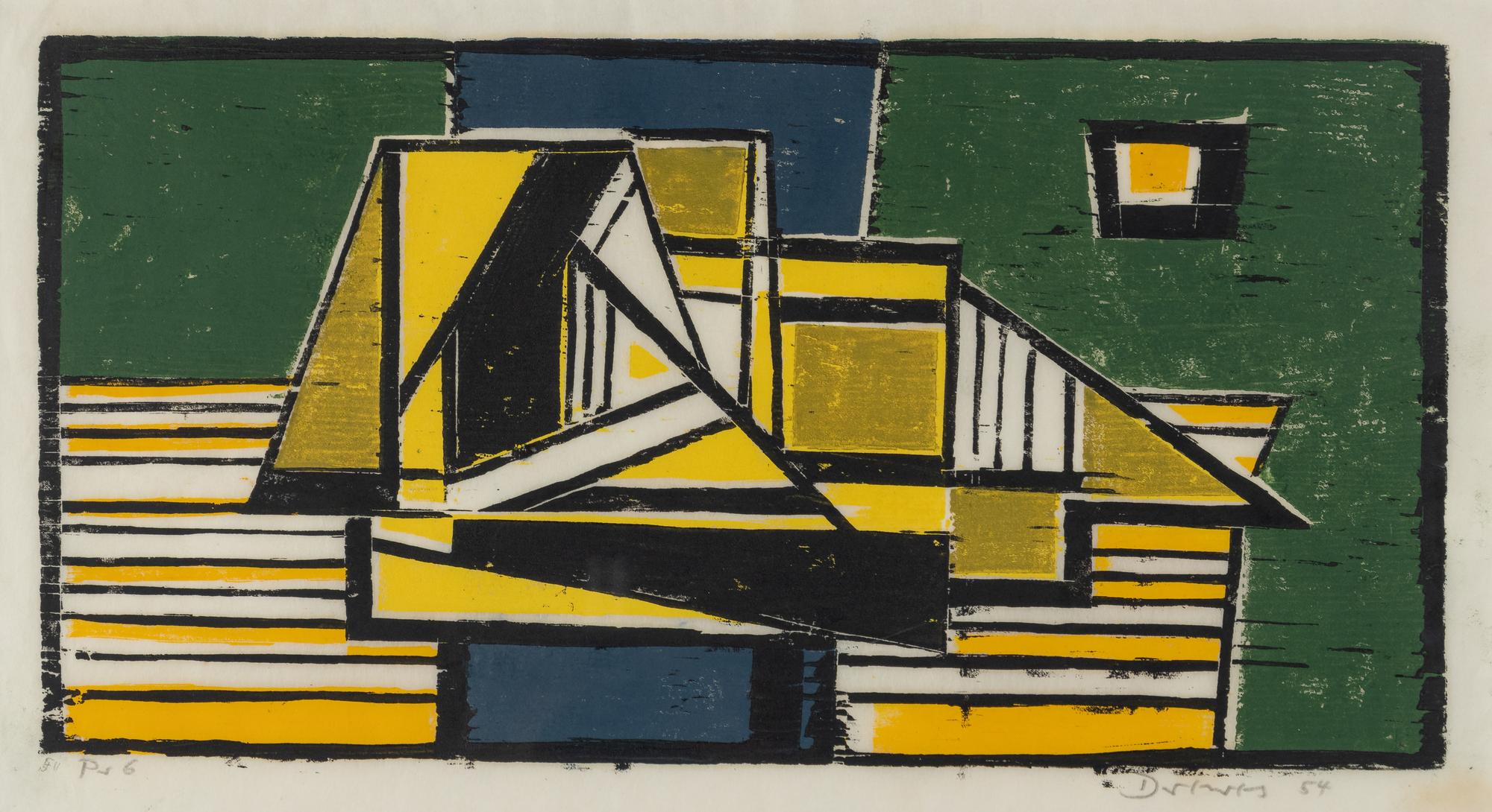 Werner Drewes (American/German, 1899-1985)