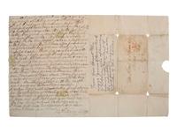 [LIBERIA]. PRIEST, James M. (1819-1883). Autograph letter signed ("James M. Priest"), to James B. Herron. King Will Town, Liberia, 23 October 1845.