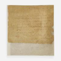[Presidential] Washington, George Letter, signed
