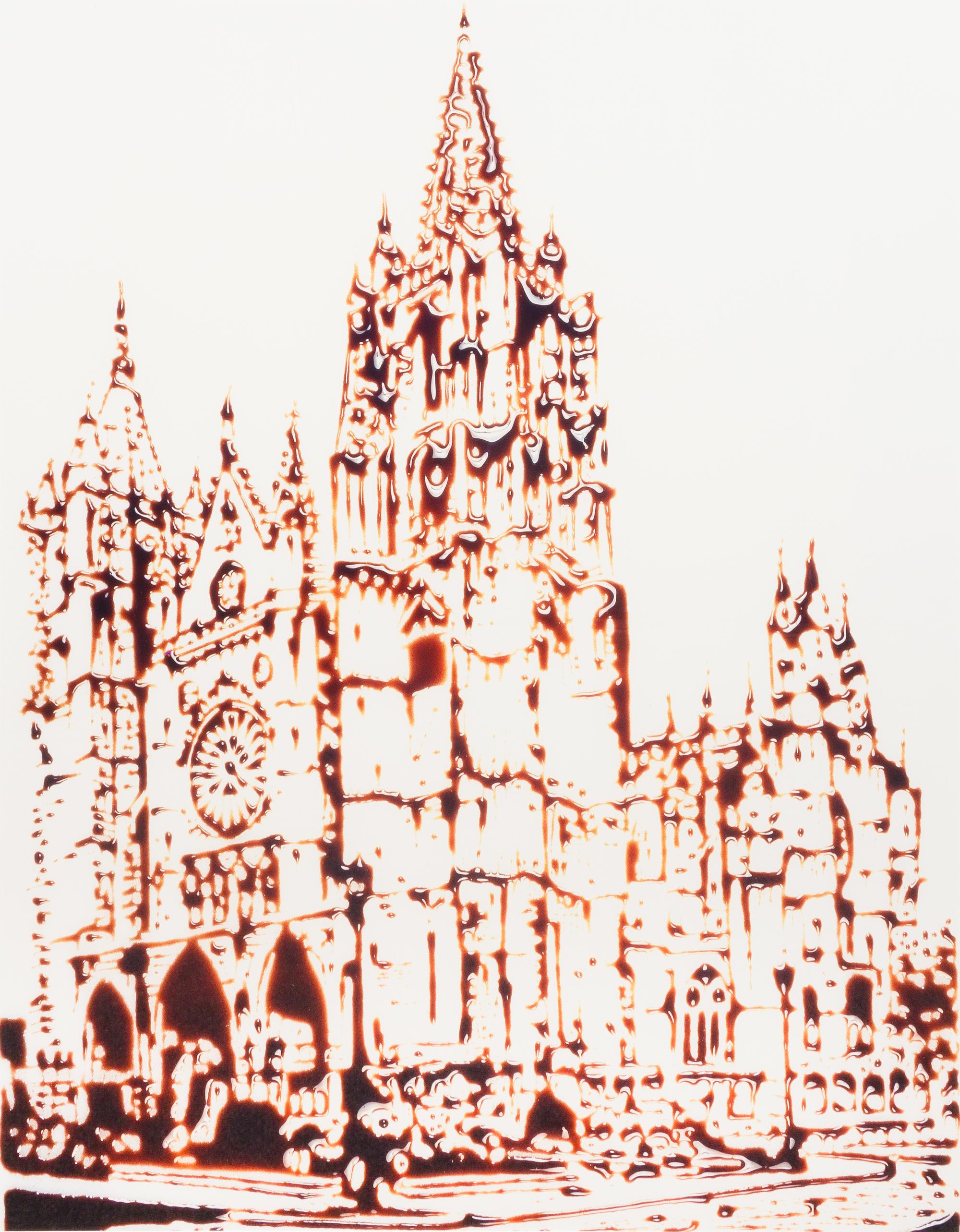 Vik Muniz, (Brazilian, b. 1961), Cathedral León from Pictures of Chocolate (Cathedrals), 2003