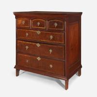 A William & Mary inlaid walnut chest of drawers Delaware Valley, PA, circa 1725